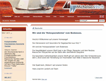 Tablet Screenshot of michelsen-werft.de